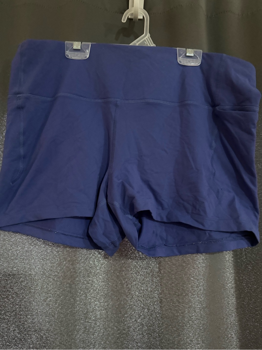 Women’s under armor Navy Active High-Waist Workout Shorts